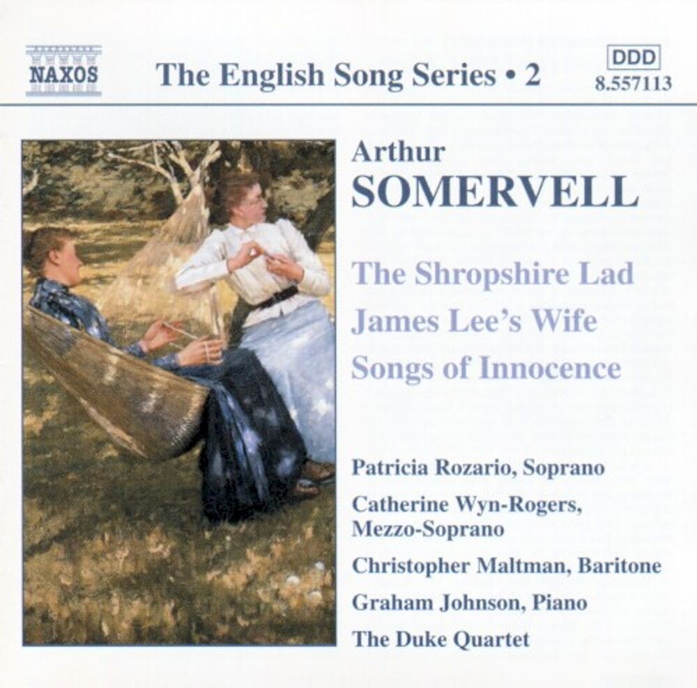 Диск CD The Shropshire Lad / James Lee's Wife / Songs Of Innocence - Arthur Somervell
Диск CD The Shropshire Lad / James Lee's Wife / Songs Of Innocence - Arthur Somervell