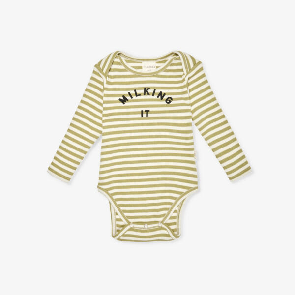 Боди Milking it из органического хлопка с полосатым принтом 0-12 месяцев Claude & Co, мультиколор
Боди Milking it из органического хлопка с полосатым принтом 0-12 месяцев Claude & Co, мультиколор