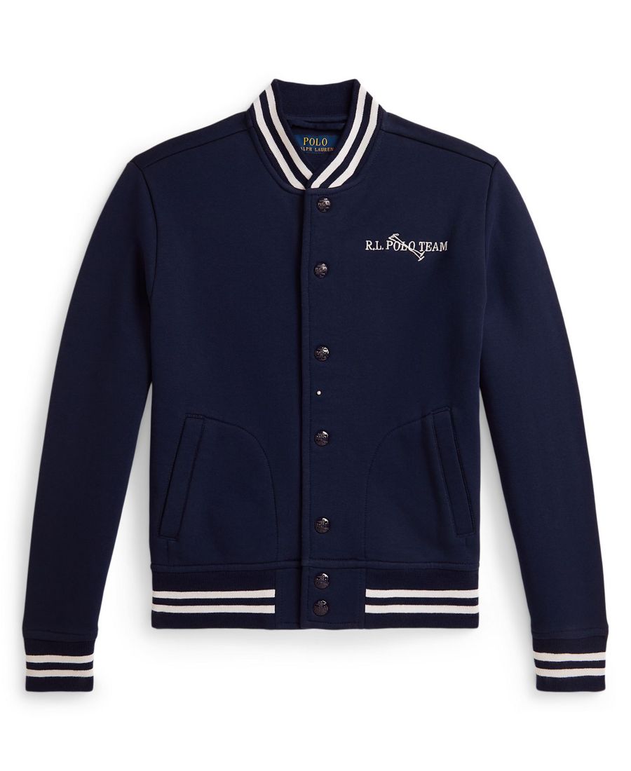 Бейсбольная куртка Triple-Pony из флиса для мальчиков 8-20 лет Polo Ralph Lauren, Newport Navy
Бейсбольная куртка Triple-Pony из флиса для мальчиков 8-20 лет Polo Ralph Lauren, Newport Navy
