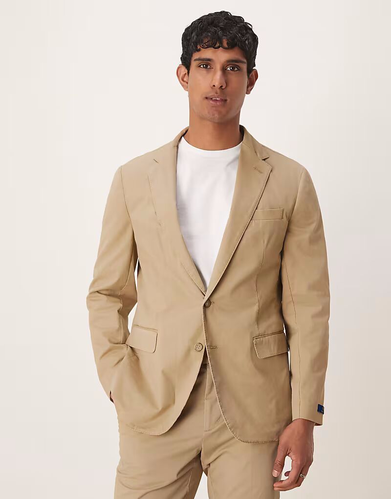 Блейзер-чинос Polo Ralph Lauren из хлопка и хлопковой ткани с двумя пуговицами, бежевого цвета
Блейзер-чинос Polo Ralph Lauren из хлопка и хлопковой ткани с двумя пуговицами, бежевого цвета