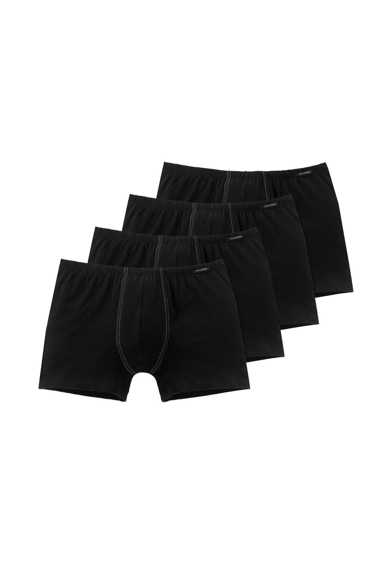 Комплект шорт/брюк в стиле ретро, набор из 4 предметов первой необходимости из хлопка SCHIESSER, черный
Комплект шорт/брюк в стиле ретро, набор из 4 предметов первой необходимости из хлопка SCHIESSER, черный