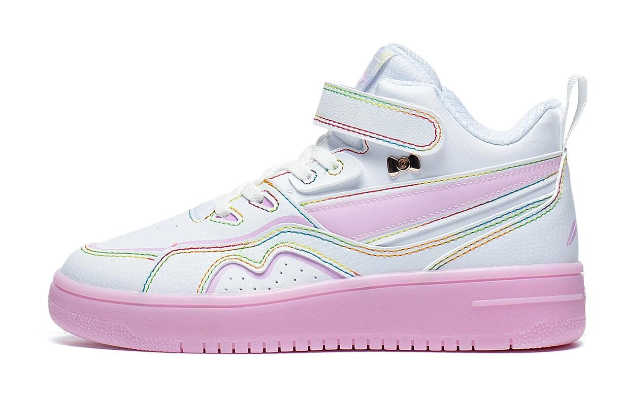 Коллекция Sports Life Kids Скейтбординг Кроссовки GS High-top Белый/пудровый Lining Young 
Коллекция Sports Life Kids Скейтбординг Кроссовки GS High-top Белый/пудровый Lining Young