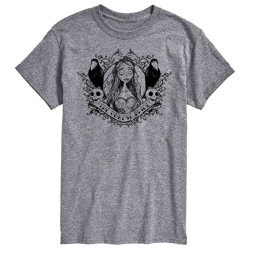 Мужская футболка Corpse Bride Crows с рисунком Licensed Character, цвет Heather Gray
Мужская футболка Corpse Bride Crows с рисунком Licensed Character, цвет Heather Gray