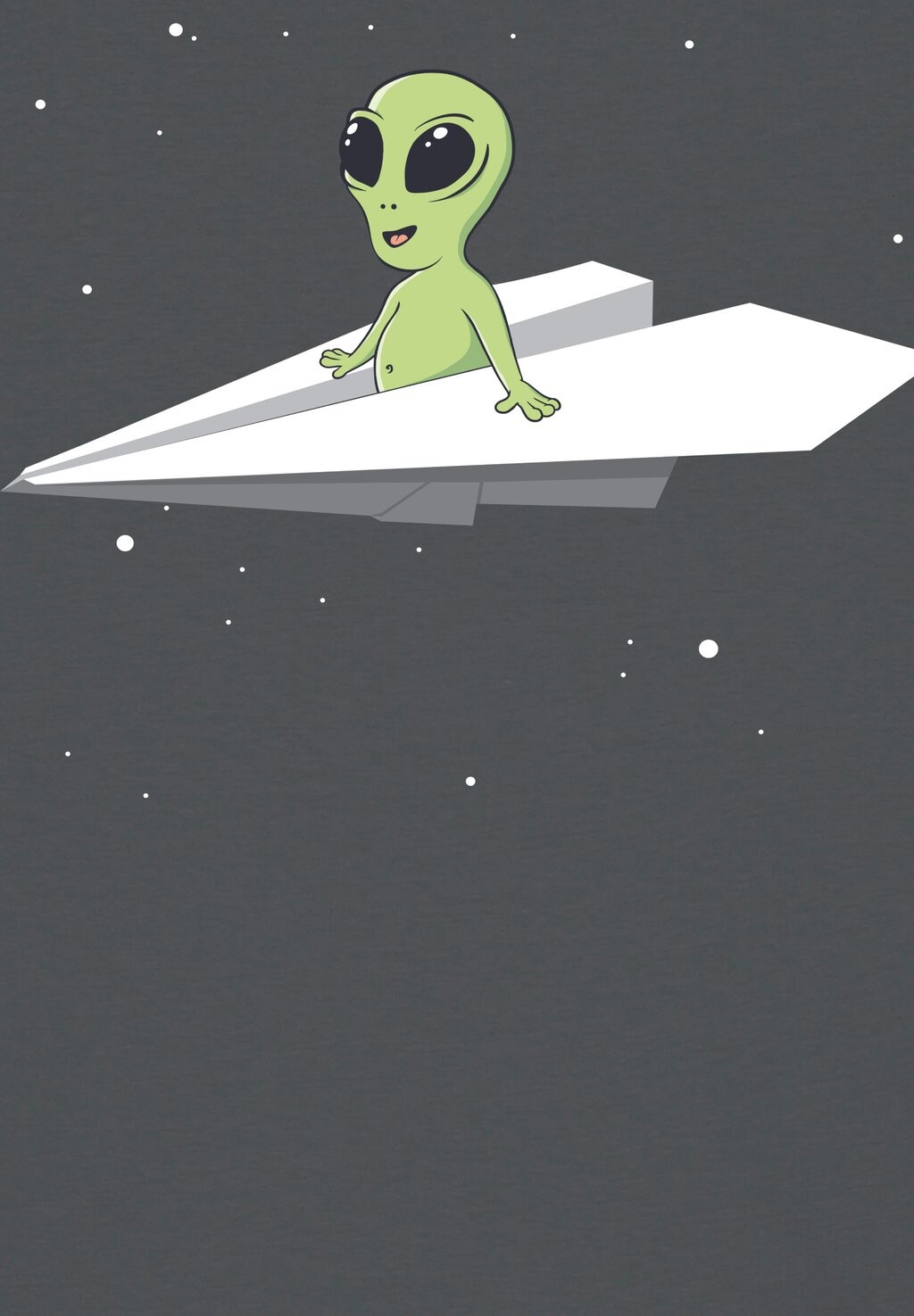 Футболка с принтом ALIEN ON A PAPER PLANE watapparel, антрацит
Футболка с принтом ALIEN ON A PAPER PLANE watapparel, антрацит