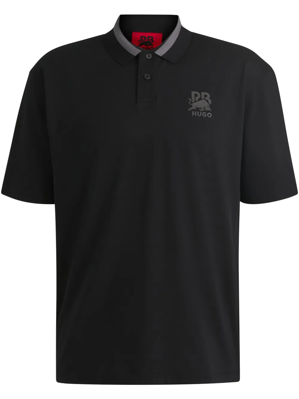Рубашка поло с логотипом из коллаборации с RB HUGO, черный
Рубашка поло с логотипом из коллаборации с RB HUGO, черный