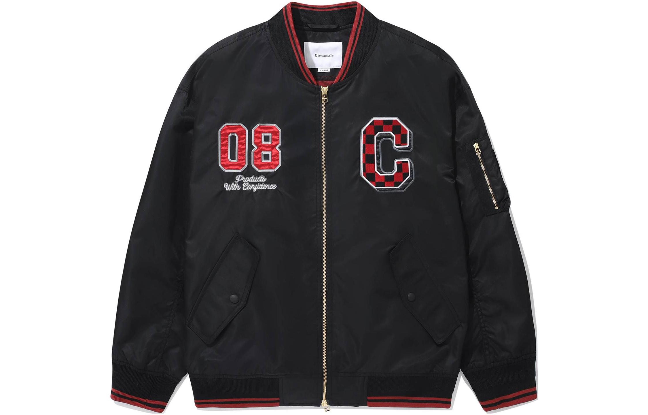 COVERNAT Бейсбольная куртка унисекс, Black
COVERNAT Бейсбольная куртка унисекс, Black