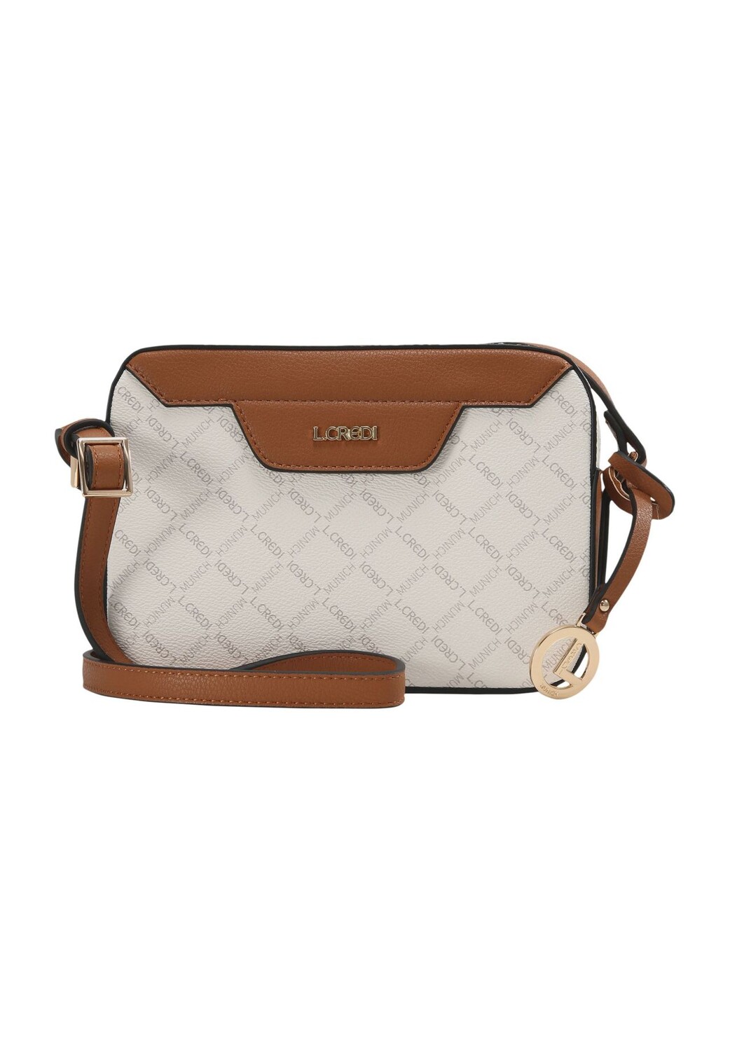 Женская сумка через плечо из искусственной кожи с логотипом и принтом L.CREDI
Женская сумка через плечо из искусственной кожи с логотипом и принтом L.CREDI