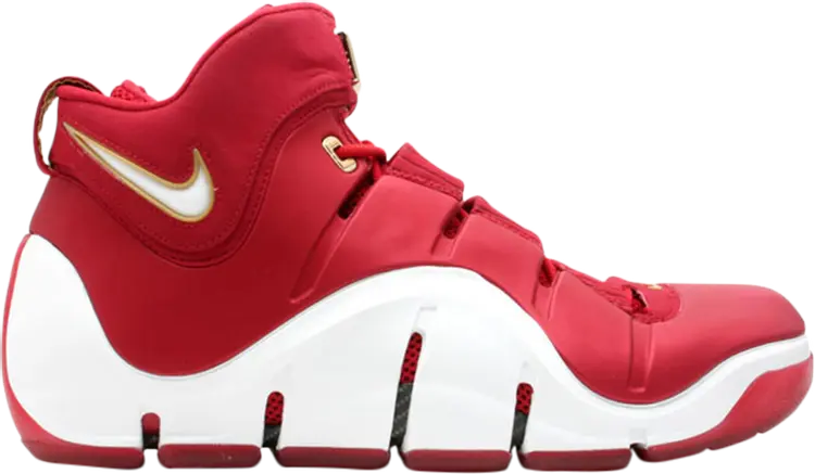 Кроссовки Nike Zoom LeBron 4 'China', красный 
Кроссовки Nike Zoom LeBron 4 'China', красный