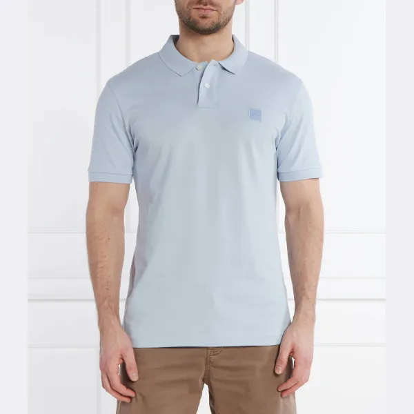 Узкая рубашка-поло для пассажиров Boss, синий
Узкая рубашка-поло для пассажиров Boss, синий