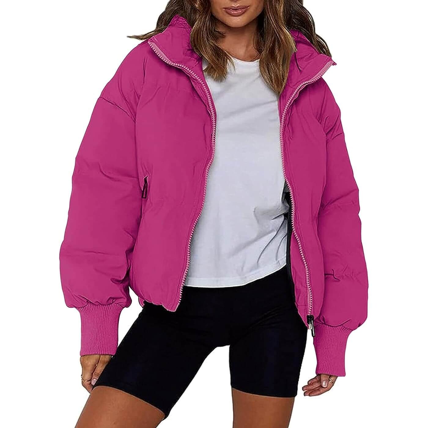 Куртка Amebelle Women Winter Thermal Baggy Stand Collar Full Zip Puffer Down, розовый
Куртка Amebelle Women Winter Thermal Baggy Stand Collar Full Zip Puffer Down, розовый