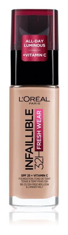 Жидкая основа длительного действия L’Oréal Paris Infaillible 32H Fresh Wear, оттенок 20 Ivory 30 мл
Жидкая основа длительного действия L’Oréal Paris Infaillible 32H Fresh Wear, оттенок 20 Ivory 30 мл