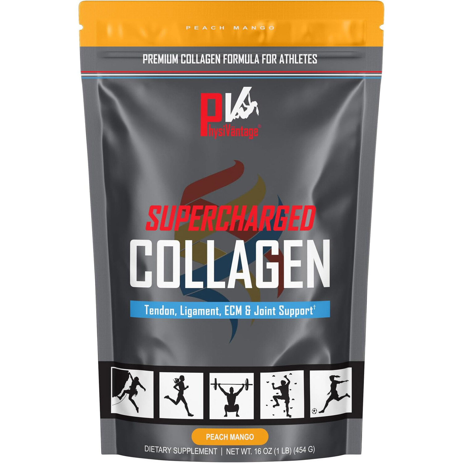 Коллаген PhysiVantage Supercharged Powder With Vitamin C + BCAAs Advanced Formula Peptides Peach Mango, 454 гр
Коллаген PhysiVantage Supercharged Powder With Vitamin C + BCAAs Advanced Formula Peptides Peach Mango, 454 гр