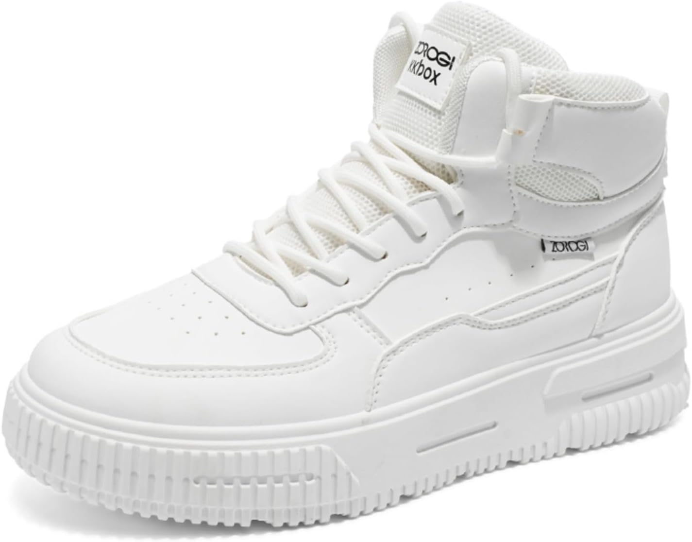 Мужские высокие спортивные кроссовки с цветовыми блоками Khwfjas, белый
Мужские высокие спортивные кроссовки с цветовыми блоками Khwfjas, белый