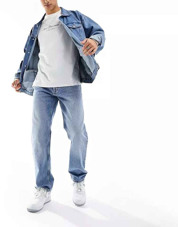 Джинсы Only & Sons Straight Fit, синий
Джинсы Only & Sons Straight Fit, синий