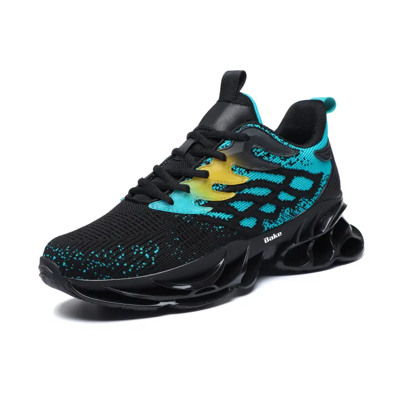 BAKE Амортизирующие кроссовки с противоскользящими и износостойкими свойствами мужские низкие повседневные черно-зеленые, цвет Black Green
BAKE Амортизирующие кроссовки с противоскользящими и износостойкими свойствами мужские низкие повседневные черно-зеленые, цвет Black Green