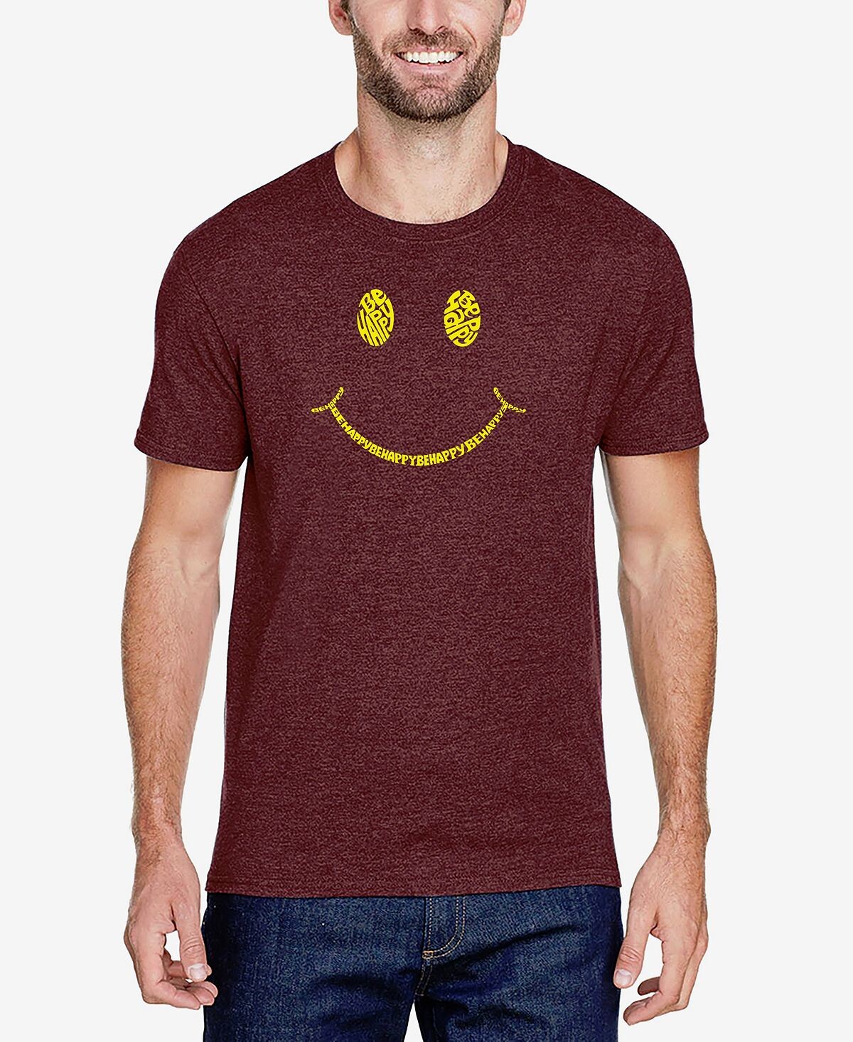 Мужская футболка premium blend word art be happy smiley face LA Pop Art, Коричневый, Мужская футболка premium blend word art be happy smiley face LA Pop Art
Мужская футболка premium blend word art be happy smiley face LA Pop Art, Коричневый, Мужская футболка premium blend word art be happy smiley face LA Pop Art