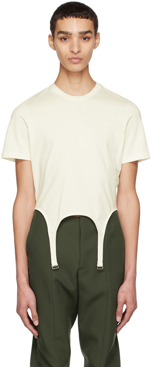 Футболка Off-White с подвязками Dion Lee, Серый, Футболка Off-White с подвязками Dion Lee
Футболка Off-White с подвязками Dion Lee, Серый, Футболка Off-White с подвязками Dion Lee