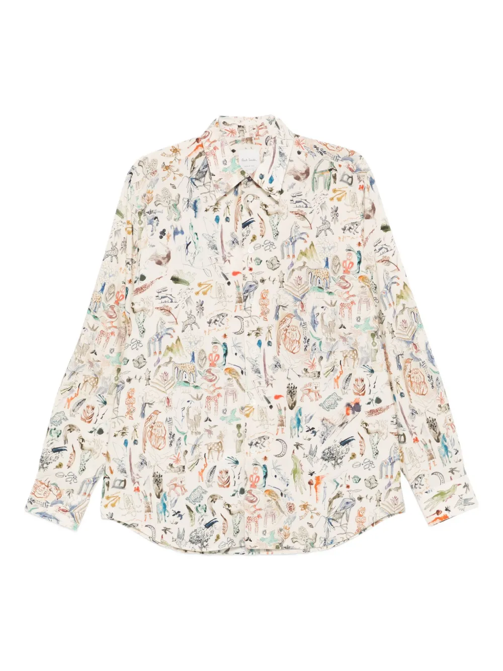 Рубашка с графическим принтом Paul Smith, белый
Рубашка с графическим принтом Paul Smith, белый