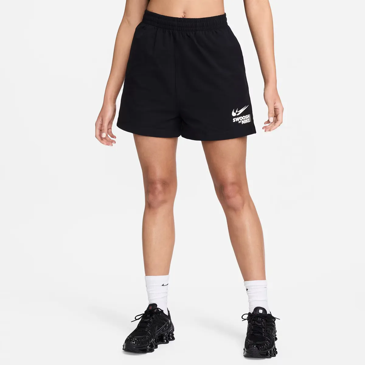 Женские спортивные тканые шорты Nike, черный
Женские спортивные тканые шорты Nike, черный