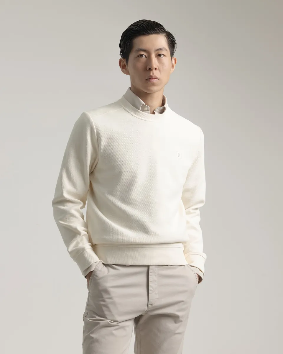 Базовая мужская толстовка из твила с круглым вырезом PuroEgo, светло-бежевый
Базовая мужская толстовка из твила с круглым вырезом PuroEgo, светло-бежевый