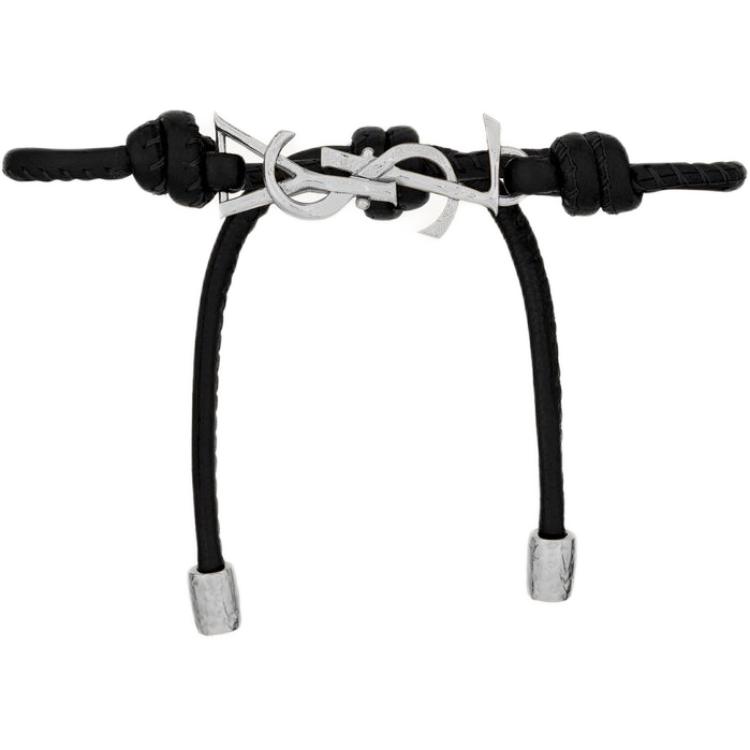 SAINT LAURENT Кожаный браслет Unisex Black/Oxidized Nickel
SAINT LAURENT Кожаный браслет Unisex Black/Oxidized Nickel
