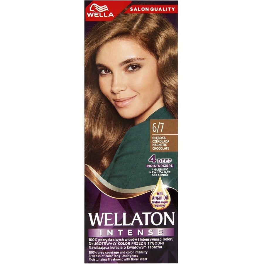 Интенсивная крем-краска Wellaton, оттенок Глубокий шоколад 6/7
Интенсивная крем-краска Wellaton, оттенок Глубокий шоколад 6/7