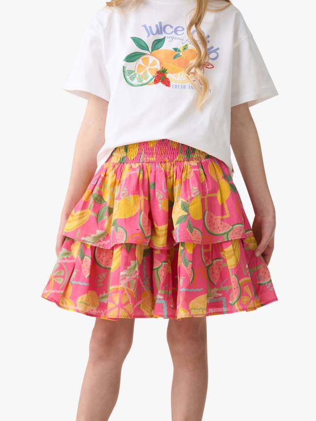 Детская юбка с ярусным принтом в виде фруктов Angel & Rocket, Pink/Multi
Детская юбка с ярусным принтом в виде фруктов Angel & Rocket, Pink/Multi