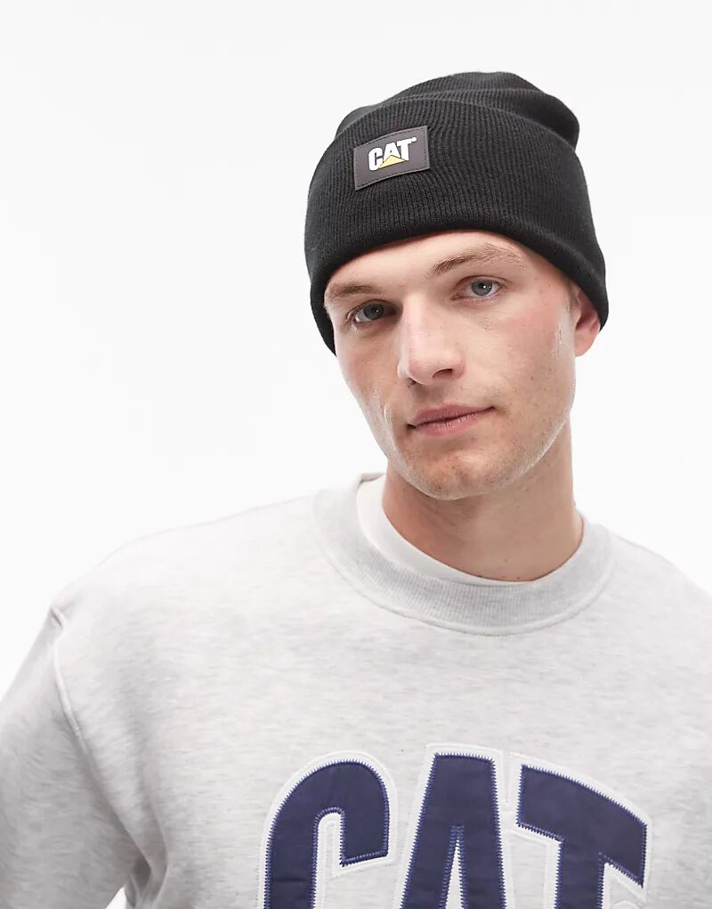 Шапка-бини с лейблом CAT WWR черного цвета
Шапка-бини с лейблом CAT WWR черного цвета