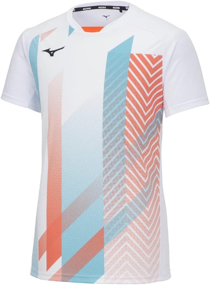 Игровая футболка для тенниса MIZUNO, с коротким рукавом, влагоотводящая, быстросохнущая, унисекс (62JAA003), белый
Игровая футболка для тенниса MIZUNO, с коротким рукавом, влагоотводящая, быстросохнущая, унисекс (62JAA003), белый