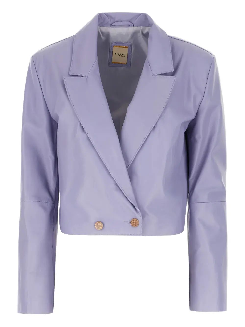 Укороченная двубортная куртка D'amico, фиолетовый
Укороченная двубортная куртка D'amico, фиолетовый