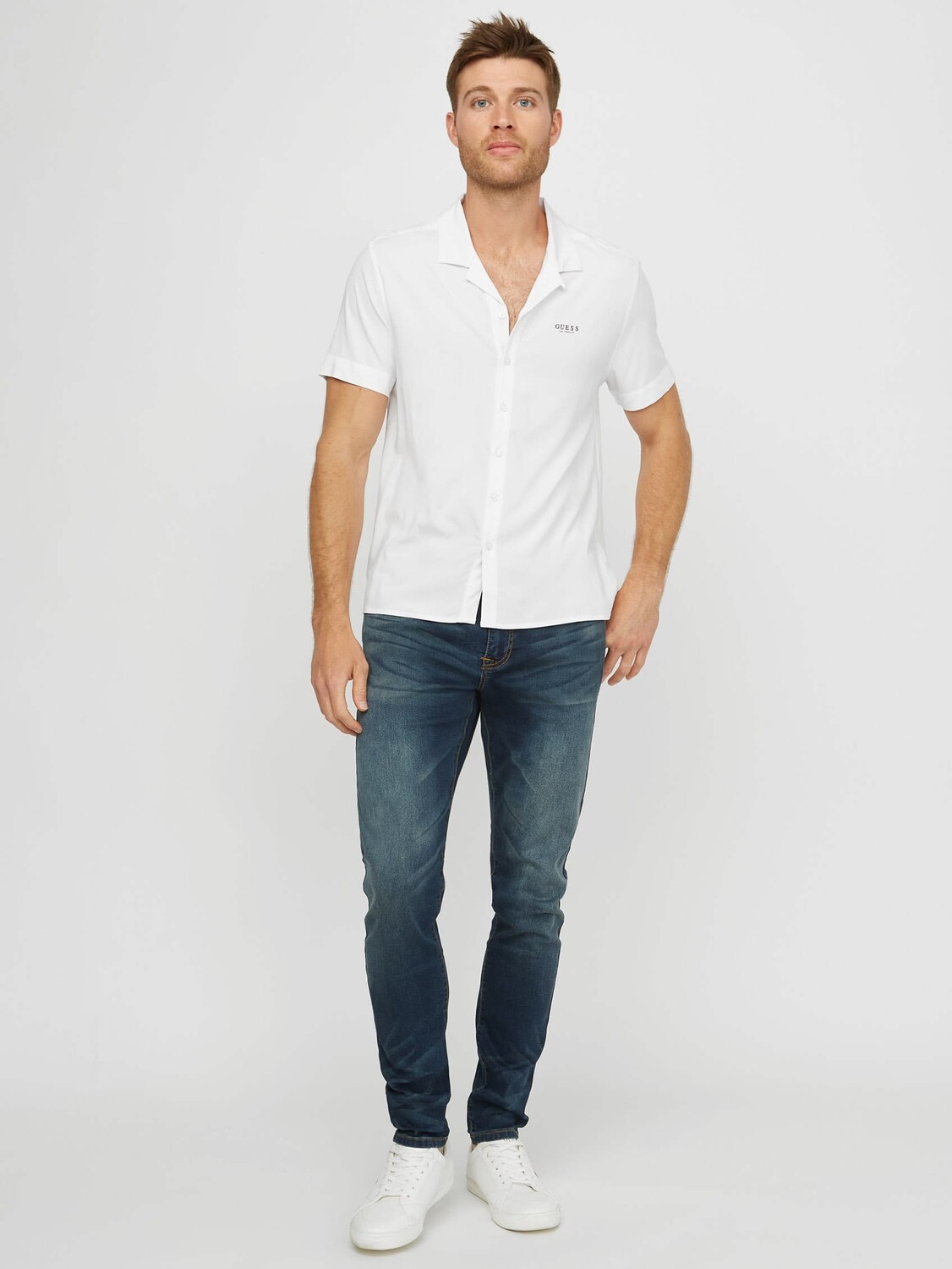 Джинсы скинни Sammy Super Stretch Modern Guess Factory, цвет Dark Wash 
Джинсы скинни Sammy Super Stretch Modern Guess Factory, цвет Dark Wash