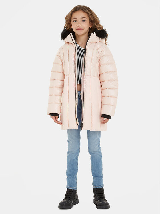 Пуховик стандартного кроя Calvin Klein, розовый
Пуховик стандартного кроя Calvin Klein, розовый