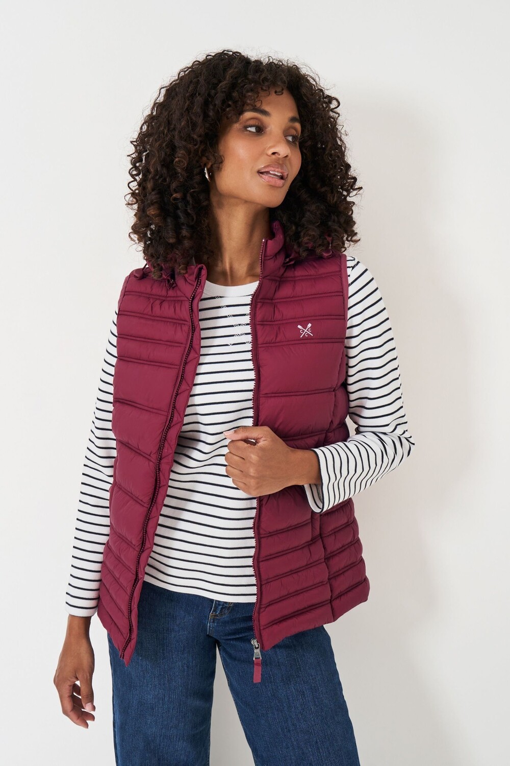 Легкий жилет с капюшоном для экипажа Crew Clothing Company, красный 
Легкий жилет с капюшоном для экипажа Crew Clothing Company, красный