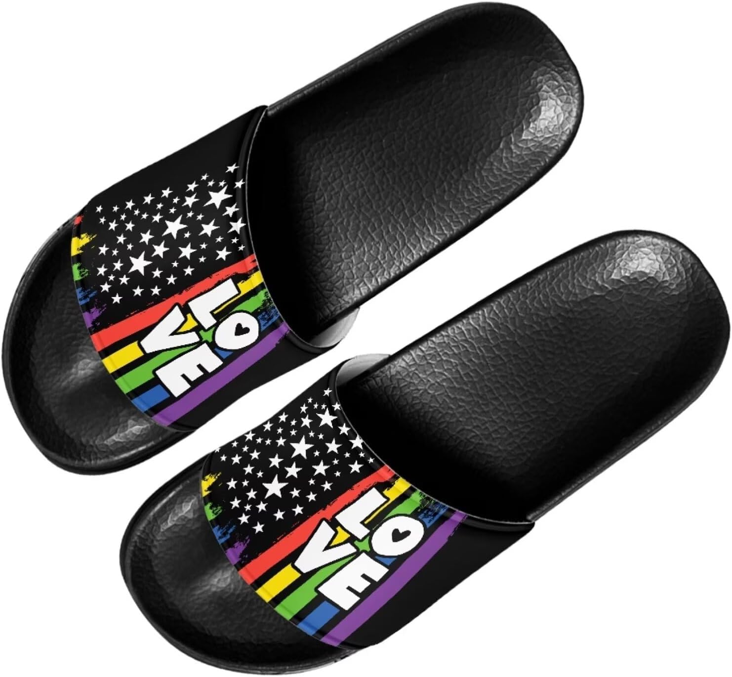 Мужские и женские слайд-сандалии Forchrinse с ямайским флагом, для дома и улицы, легкие мягкие шлепанцы для душа, Rainbow Us Flag,love
Мужские и женские слайд-сандалии Forchrinse с ямайским флагом, для дома и улицы, легкие мягкие шлепанцы для душа, Rainbow Us Flag,love