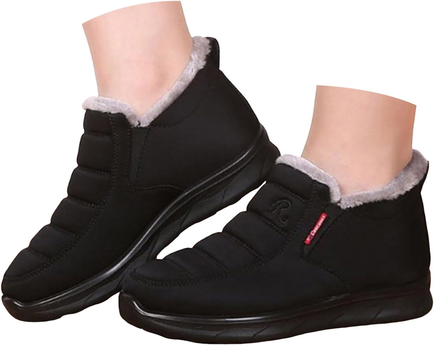 Зимние ботинки для женщин и мужчин, классические с меховой подкладкой, теплые снегоступы, ботильоны с противоскользящей подошвой, водонепроницаемые, удобные, без шнурков, для прогулок на улице, осенние спортивные кроссовки Jyswoshoe, черный
Зимние ботинки для женщин и мужчин, классические с меховой подкладкой, теплые снегоступы, ботильоны с противоскользящей подошвой, водонепроницаемые, удобные, без шнурков, для прогулок на улице, осенние спортивные кроссовки Jyswoshoe, черный