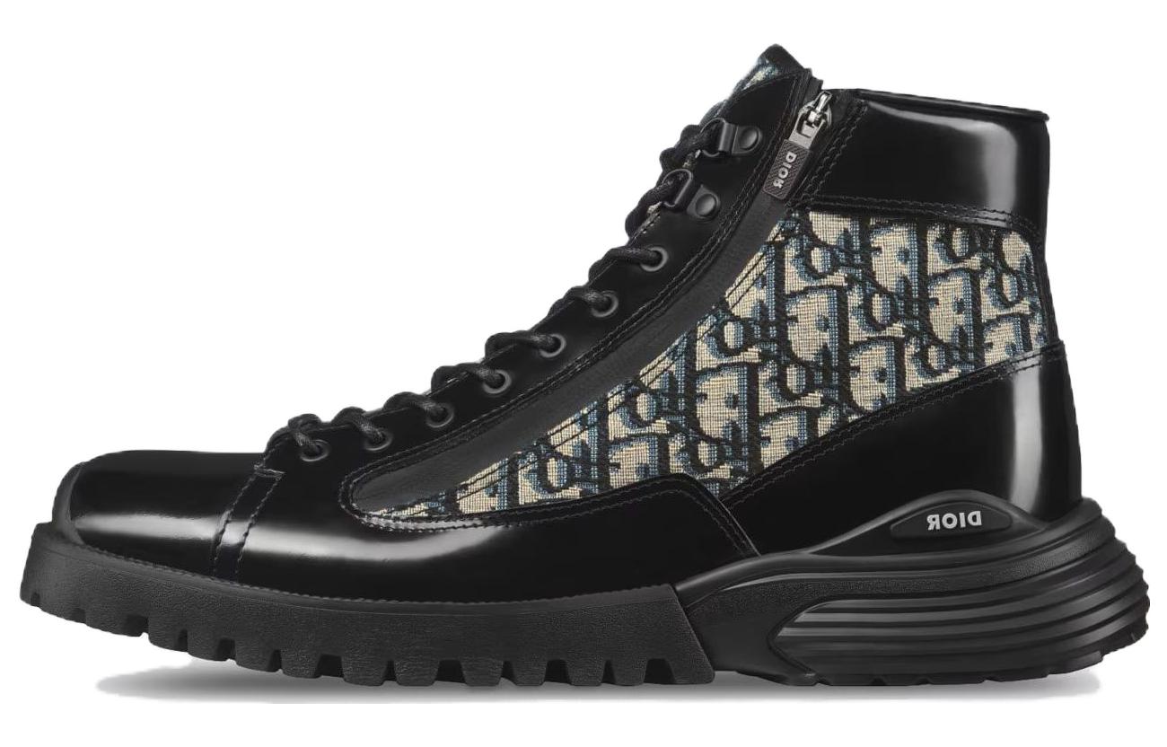 DIOR Боевые ботинки 'Oblique - Black'
DIOR Боевые ботинки 'Oblique - Black'