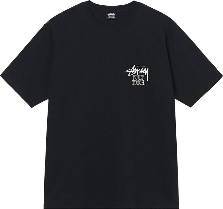 Футболка Stussy Built Tough Tee 'Black', черный 
Футболка Stussy Built Tough Tee 'Black', черный