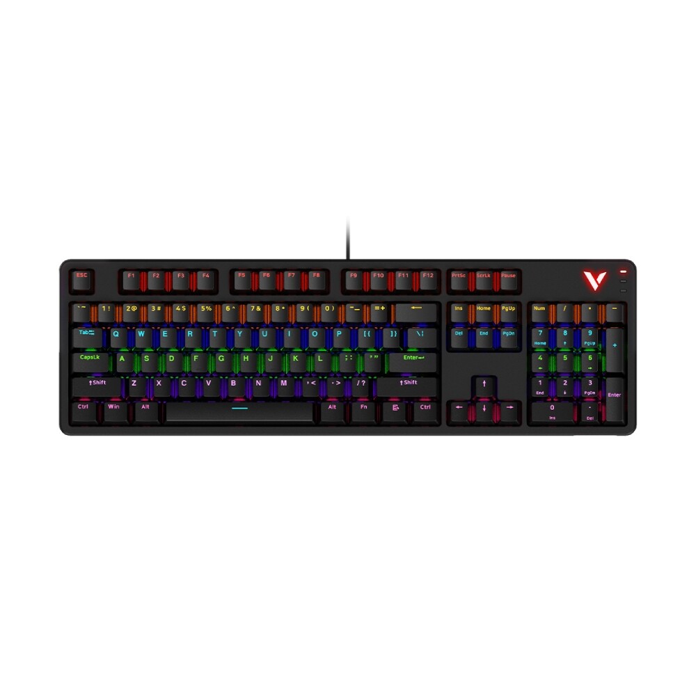 Клавиатура игровая механическая проводная Rapoo V500PRO 2024, Red Switch, черный, английская раскладка
Клавиатура игровая механическая проводная Rapoo V500PRO 2024, Red Switch, черный, английская раскладка