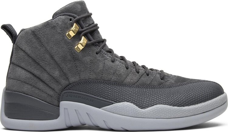 Кроссовки Air Jordan 12 Retro Dark Grey, серый 
Кроссовки Air Jordan 12 Retro Dark Grey, серый