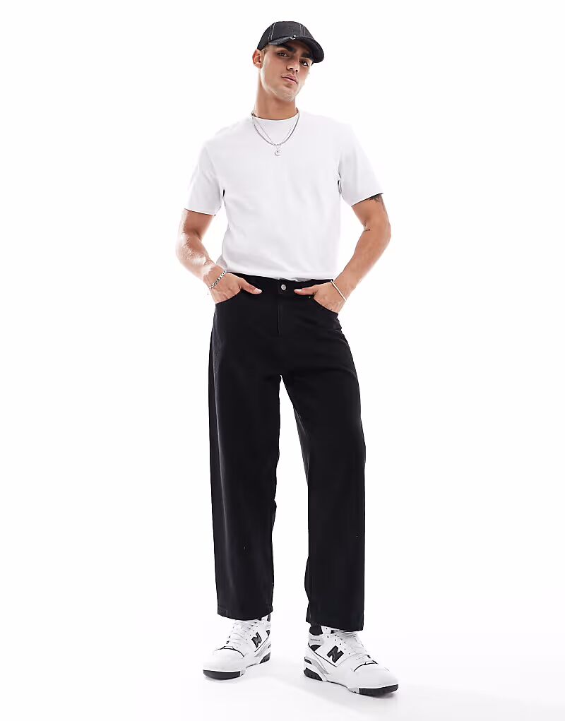 Футболка плотная с круглым вырезом серого цвета Asos Design
Футболка плотная с круглым вырезом серого цвета Asos Design