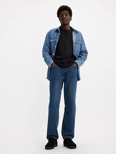 505 Мужские джинсы обычного кроя Levi's, цвет Around The Corner - Dark Wash - Stretch
505 Мужские джинсы обычного кроя Levi's, цвет Around The Corner - Dark Wash - Stretch