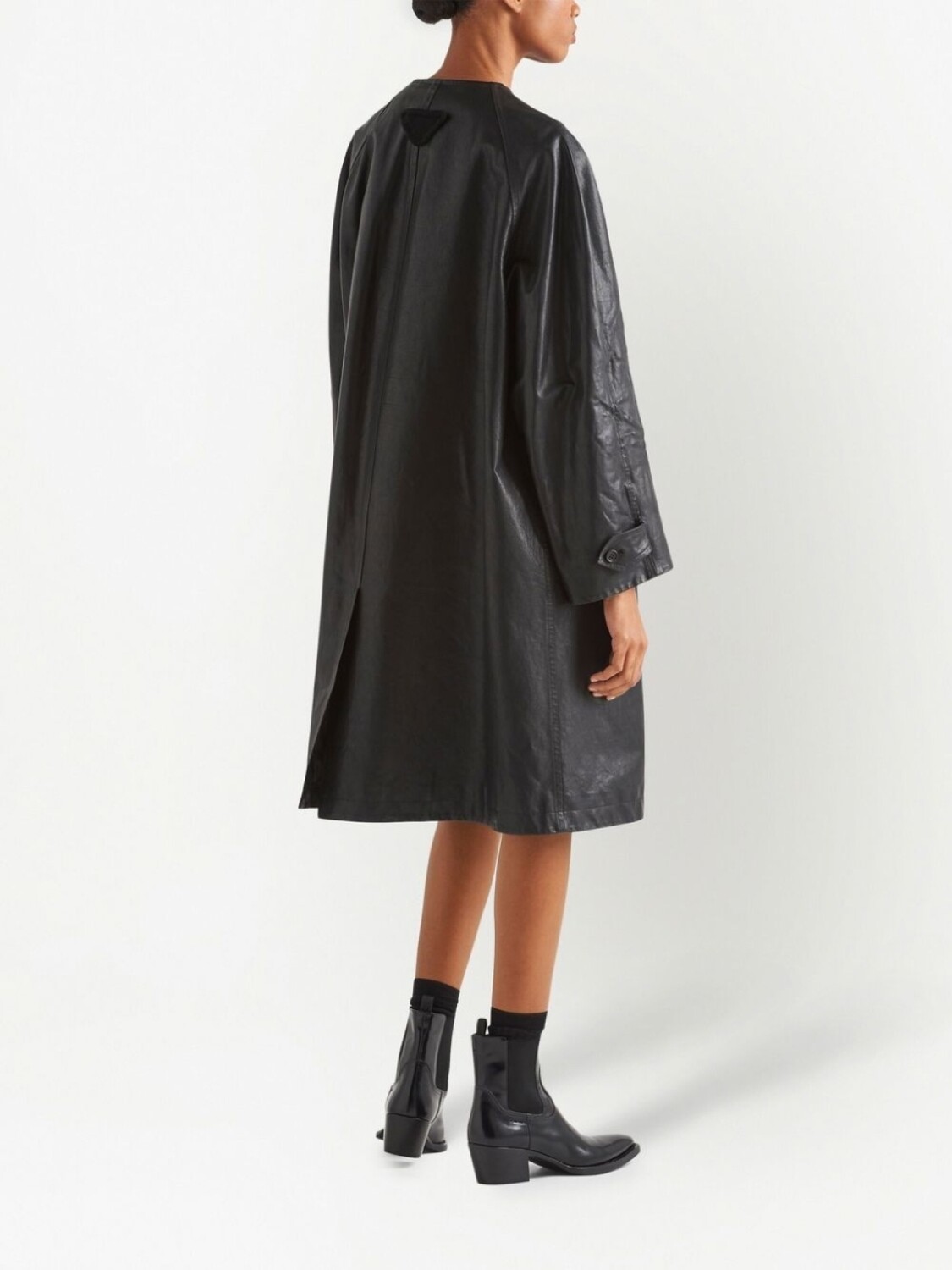 Prada кожаное пальто, черный
Prada кожаное пальто, черный