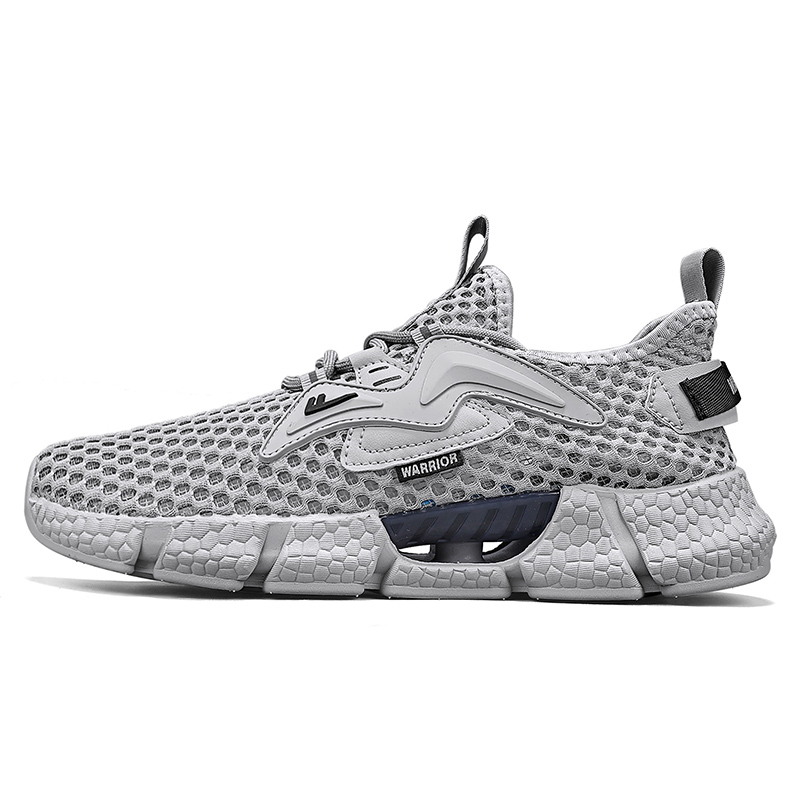 WARRIOR Серо-черные мужские дышащие низкие повседневные туфли с абразивоустойчивостью и эффектом увеличения роста, цвет Gray Black
WARRIOR Серо-черные мужские дышащие низкие повседневные туфли с абразивоустойчивостью и эффектом увеличения роста, цвет Gray Black