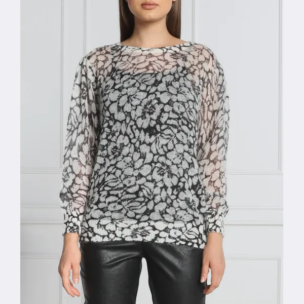 Шерстяной удлиненный свитер Twin-Set, белый
Шерстяной удлиненный свитер Twin-Set, белый