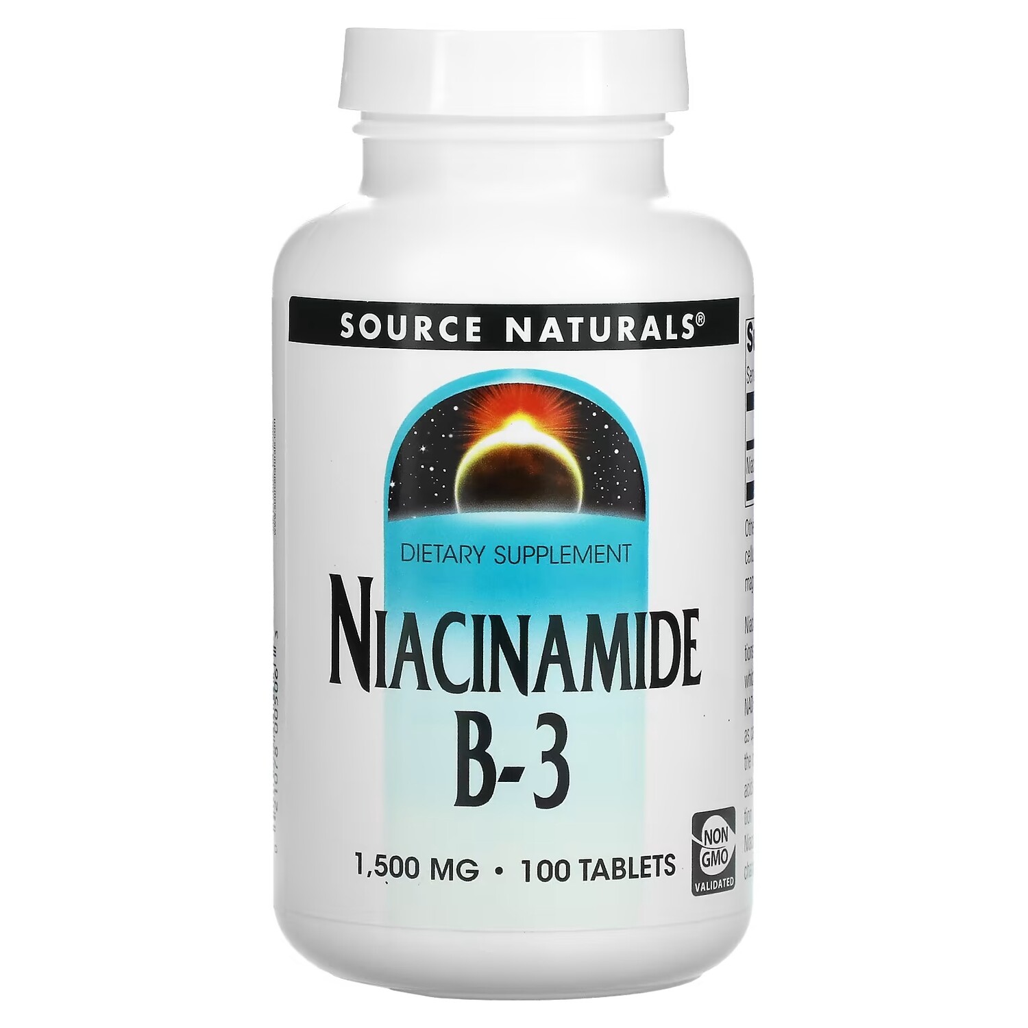 Source Naturals Ниацинамид B3 1500 мг, 100 таблеток
Source Naturals Ниацинамид B3 1500 мг, 100 таблеток
