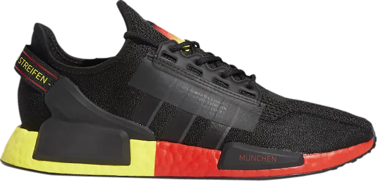 Кроссовки Adidas NMD_R1 V2 'United By Sneakers - Munich', черный 
Кроссовки Adidas NMD_R1 V2 'United By Sneakers - Munich', черный