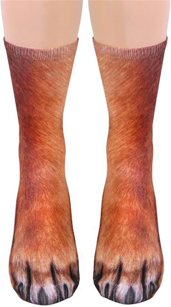 Носки с изображением лап кошки FilmHoo Funny, коричневый
Носки с изображением лап кошки FilmHoo Funny, коричневый