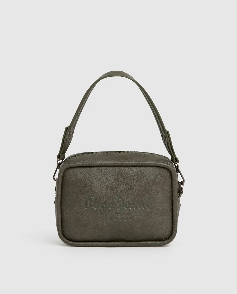 Женская сумка-ведро Bassy Code с центральным логотип Pepe Jeans, хаки
Женская сумка-ведро Bassy Code с центральным логотип Pepe Jeans, хаки