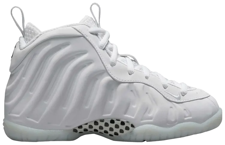 Кроссовки Nike Little Posite One PS 'Triple White', белый 
Кроссовки Nike Little Posite One PS 'Triple White', белый