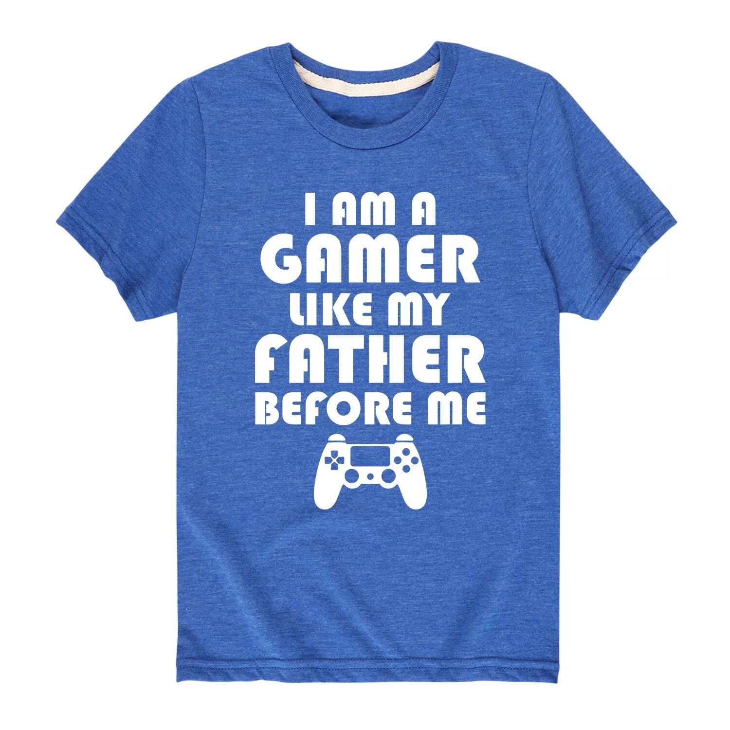 Футболка Gamer Like Father с рисунком для мальчиков 8–20 лет Licensed Character, синий 
Футболка Gamer Like Father с рисунком для мальчиков 8–20 лет Licensed Character, синий